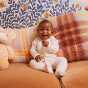 Magnetic Me | Solid Pointelle Footie