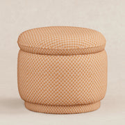 Babyletto Enoki Storage Ottoman in Velvet Checker