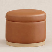 Babyletto Naka Storage Ottoman in Vegan Leather