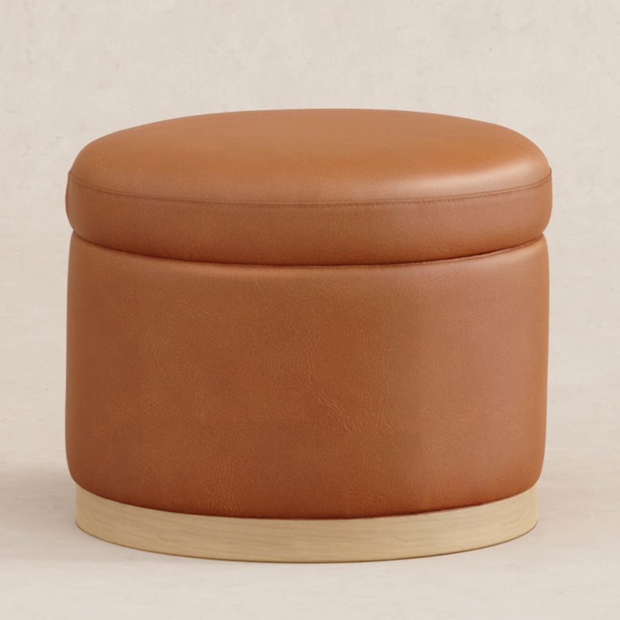Babyletto Naka Storage Ottoman in Vegan Leather