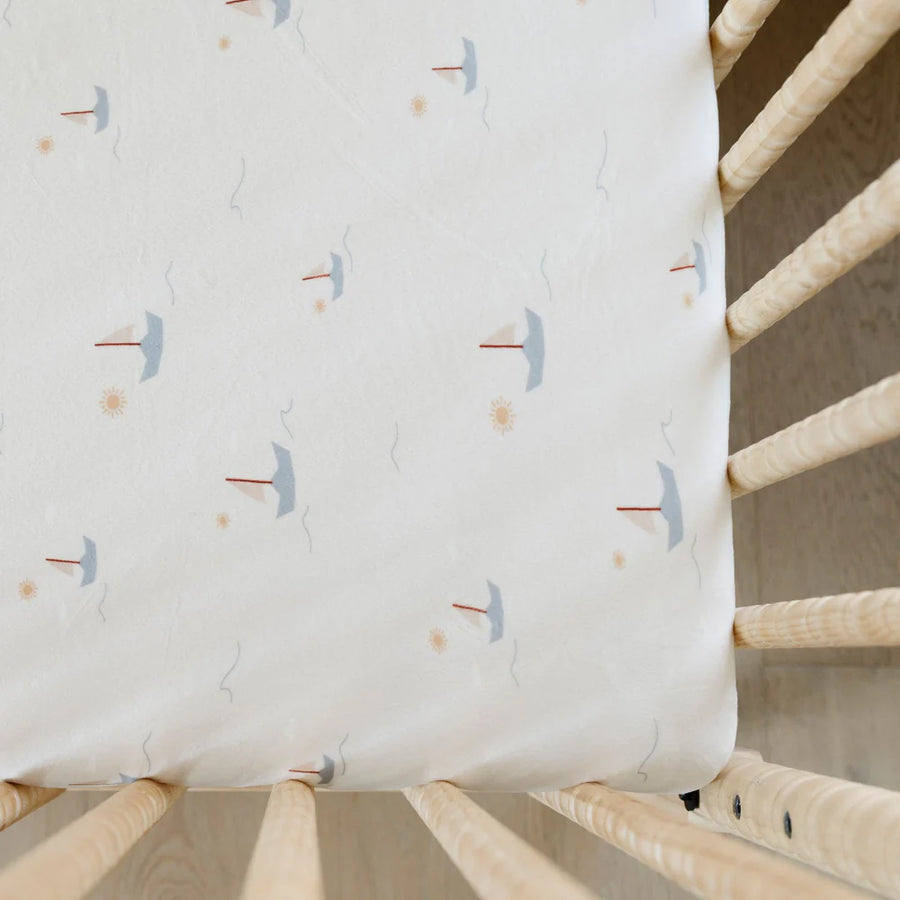 Saranoni | Minky Stretch Luxe Crib Sheet