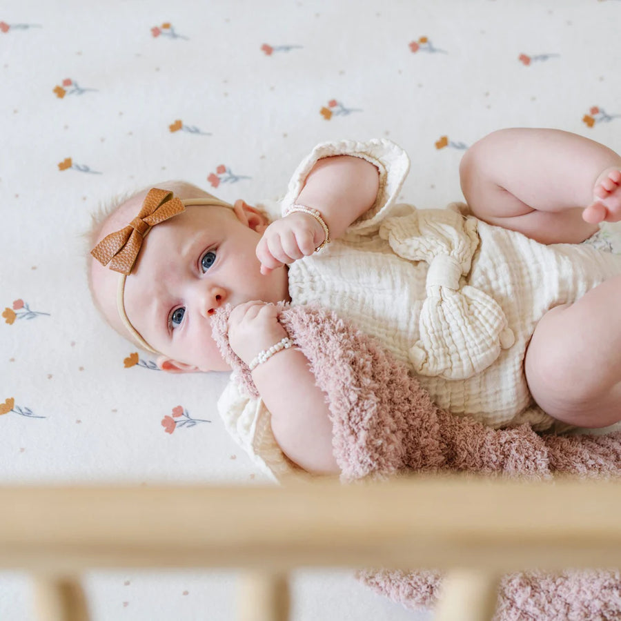 Saranoni | Minky Stretch Luxe Crib Sheet