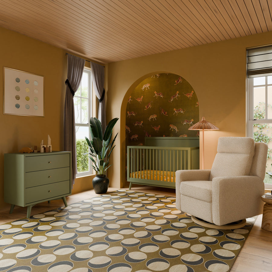 Babyletto Sigi Pro Power Recliner & Swivel Glider with Power Adjustable Headrest and Lumbar Support