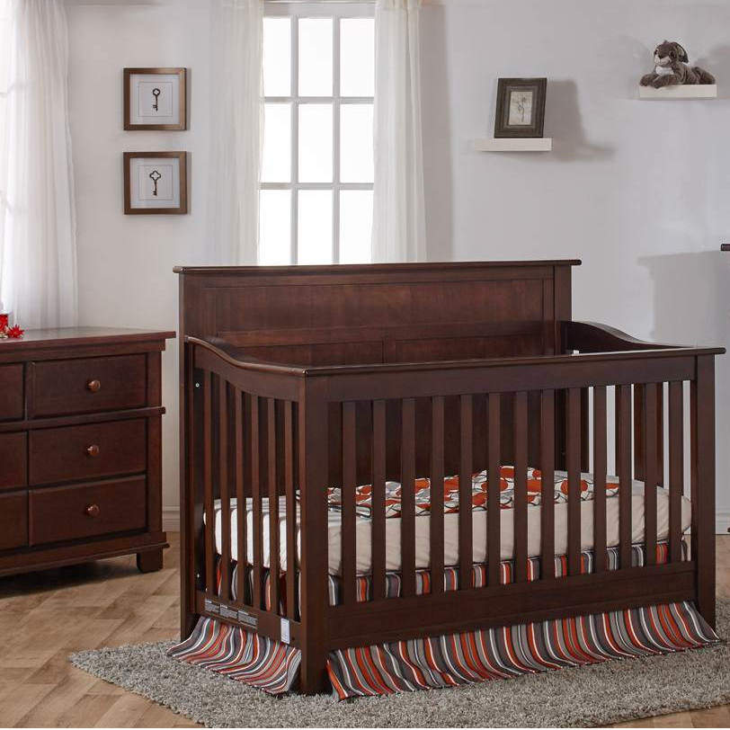 Pali | Napoli Flat-Top Forever Crib + Double Dresser Set