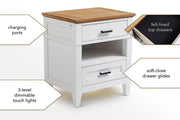 Parker House Artisan Nightstand with Lights