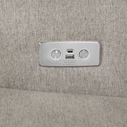 Namesake Harbour Electronic Recliner and Swivel Glider in Eco-Performance Fabric with USB port | Water Repellent & Stain Resistant