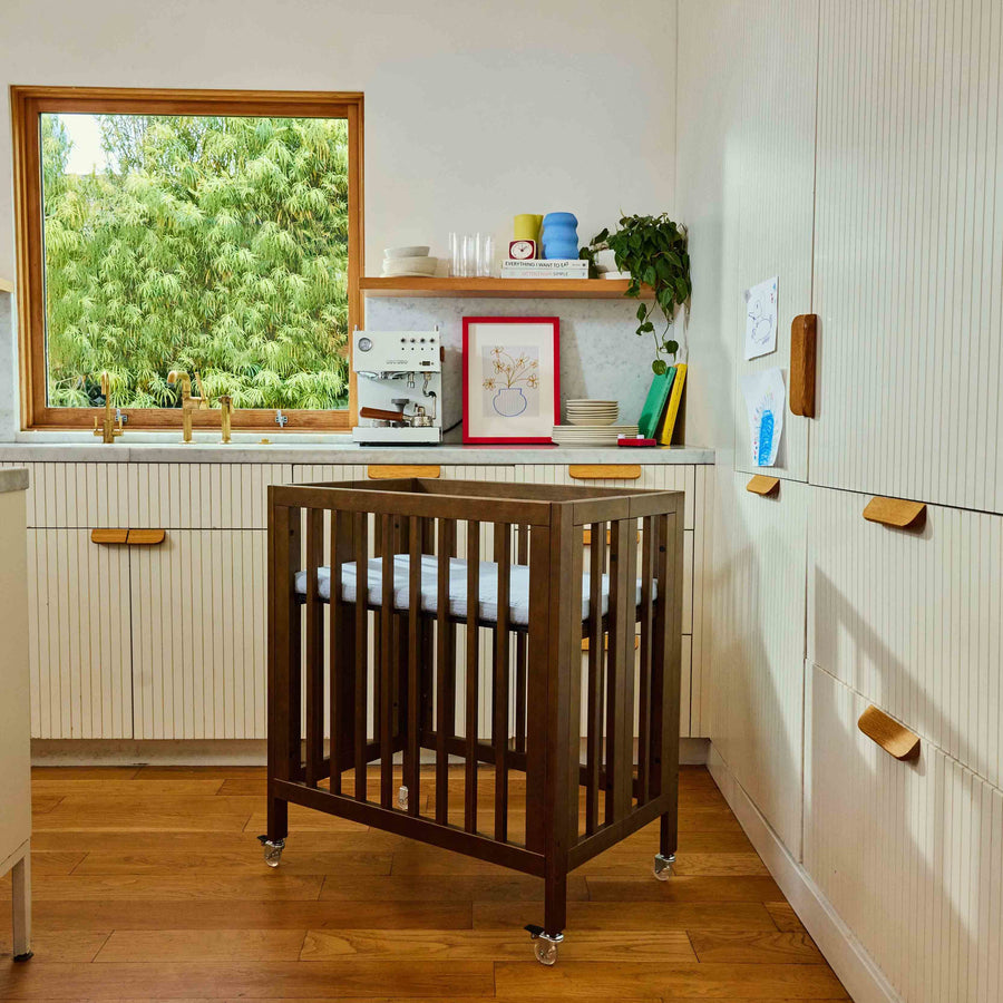 Babyletto Rolli 9-in-1 Convertible All-Stages Crib with Bassinet & Toddler Bed Conversion Kits