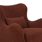 Babyletto Solstice Swivel Glider in Teddy Loop
