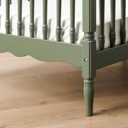 Namesake Liberty 3-in-1 Convertible Spindle Crib with Toddler Bed Conversion Kit
