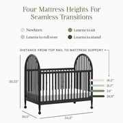 Namesake Alouette 3-in-1 Convertible Spindle Crib
