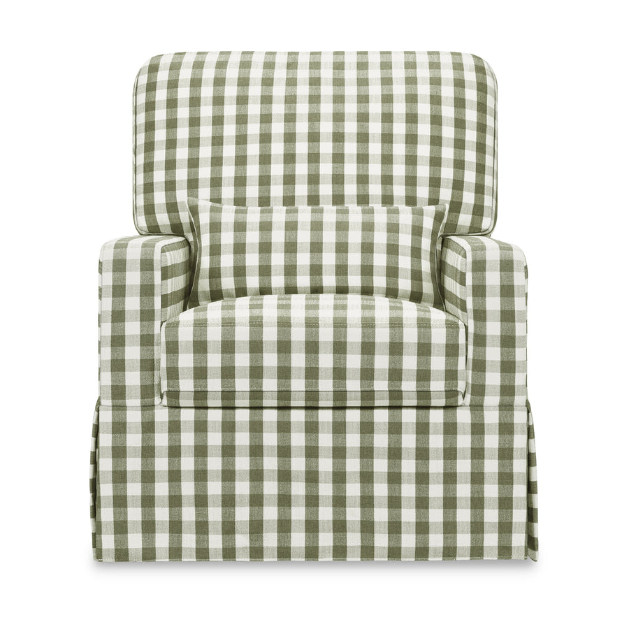Namesake Crawford Pillowback Comfort Swivel Glider