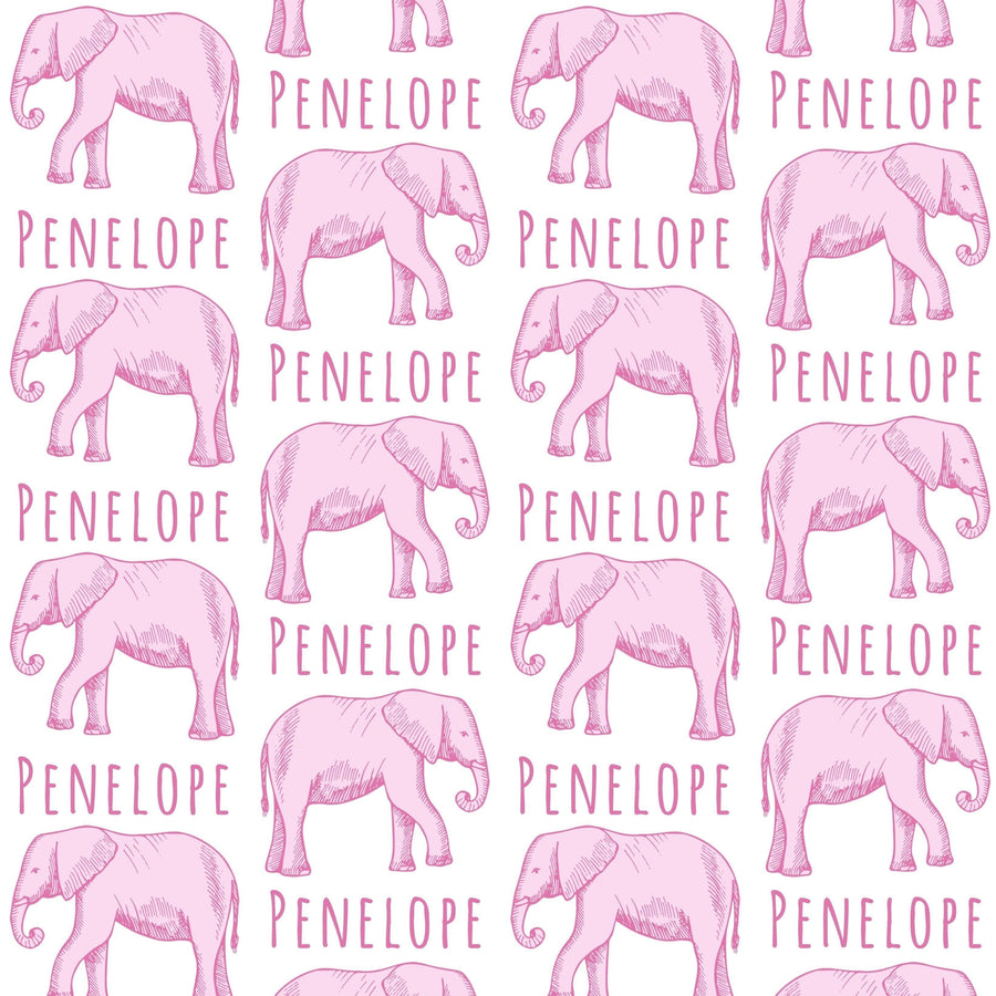 Sugar + Maple Personalized Bib | Elephant