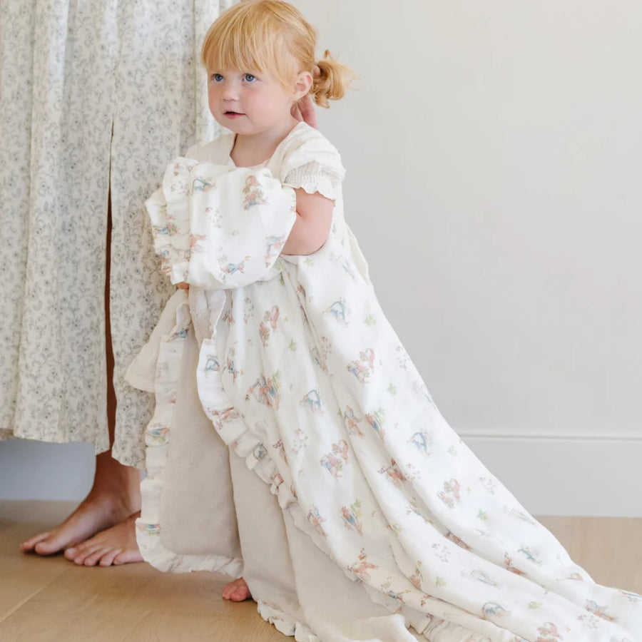 Saranoni | Peter Rabbit | Bamboo Rayon Muslin/Lush Blankets