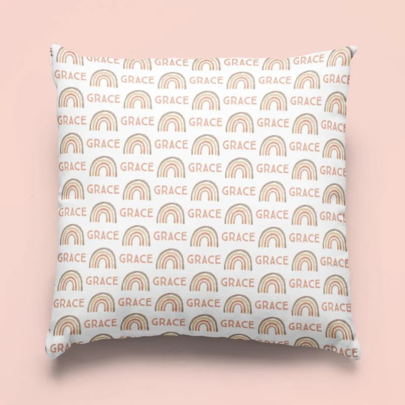 Sugar + Maple | Custom Pillow | Rainbow