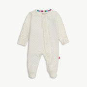 Magnetic Me | Pin Dot Cream Footie