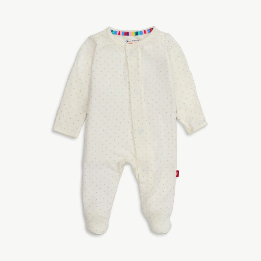 Magnetic Me | Pin Dot Cream Footie