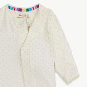 Magnetic Me | Pin Dot Cream Footie