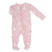 Sweet Bamboo | Woodland Bunny Ruffle Footie