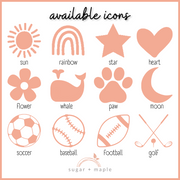 Sugar + Maple Plush Minky Fleece Personalized Blanket | Seashell Ombre