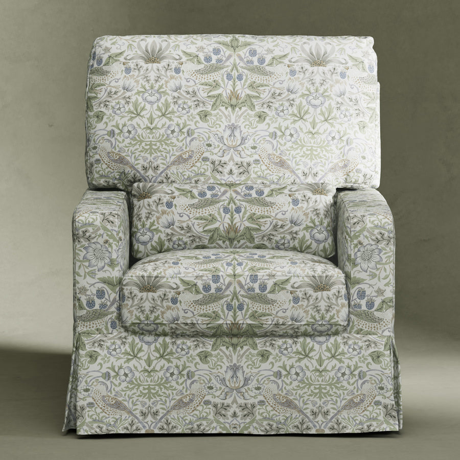 Morris & Co. x Namesake Crawford Pillowback Comfort Swivel Glider