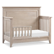 Monogram by Namesake Beckett Rustic 4-in-1  Convertible Flat Top Crib