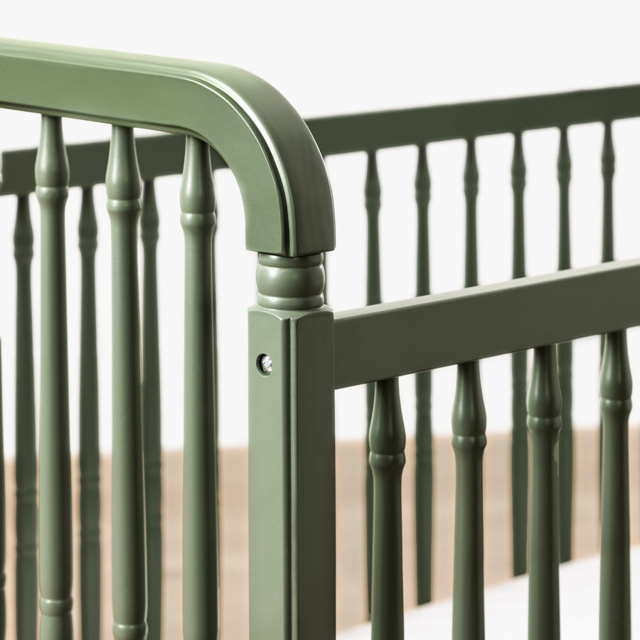 Namesake Liberty 3-in-1 Convertible Spindle Crib with Toddler Bed Conversion Kit