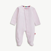 Magnetic Me | Solid Pink Cotton Footie
