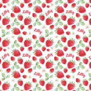 Sugar + Maple Personalized Bib | Sweet Strawberries