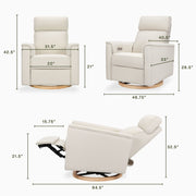 Namesake Willa Plus Power Glider Recliner + Power Headrest