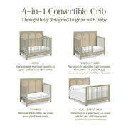 Namesake Eloise 4-in-1 Convertible Crib