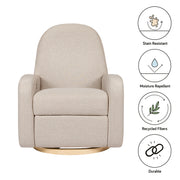 Babyletto Nami Electronic Recliner and Swivel Glider Recliner with USB port