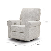 Monogram by Namesake Monroe Power Recliner and Swivel Glider in Boucle