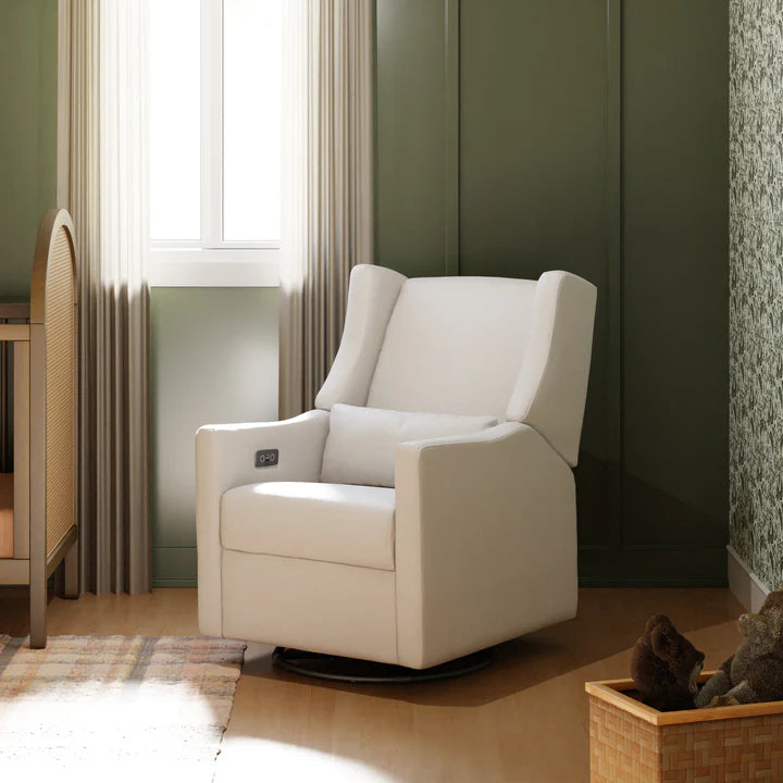 Babyletto | Kiwi Swivel Glider/Electric Recliner | Performance Eco Weave