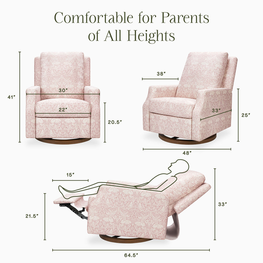 Morris & Co. x Namesake Crewe Recliner and Swivel Glider