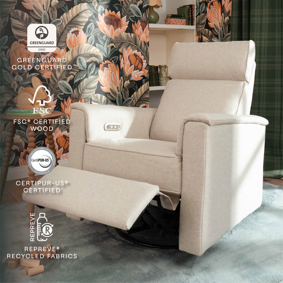 Namesake Willa Plus Power Glider Recliner + Power Headrest