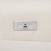 Namesake Harbour Electronic Recliner and Swivel Glider in Eco-Performance Fabric with USB port | Water Repellent & Stain Resistant