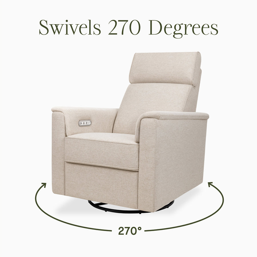 Namesake Willa Plus Power Glider Recliner + Power Headrest