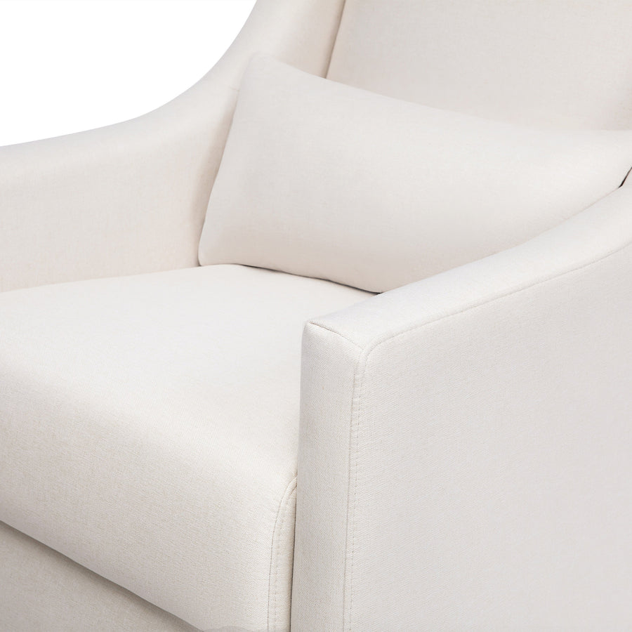 Babyletto Toco Swivel Glider and Ottoman in Eco-Performance Fabric | Water Repellent & Stain Resistant