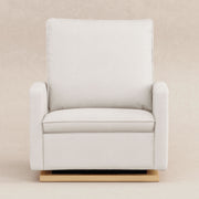 Babyletto Cali Pillowback Chair and a Half Glider in Eco-Performance Fabric | Water Repellent & Stain Resistant