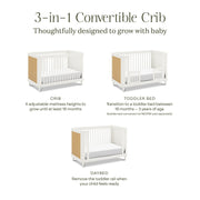 Namesake Marin with Cane 3-in-1 Convertible Crib