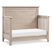Monogram by Namesake Beckett Rustic 4-in-1  Convertible Flat Top Crib