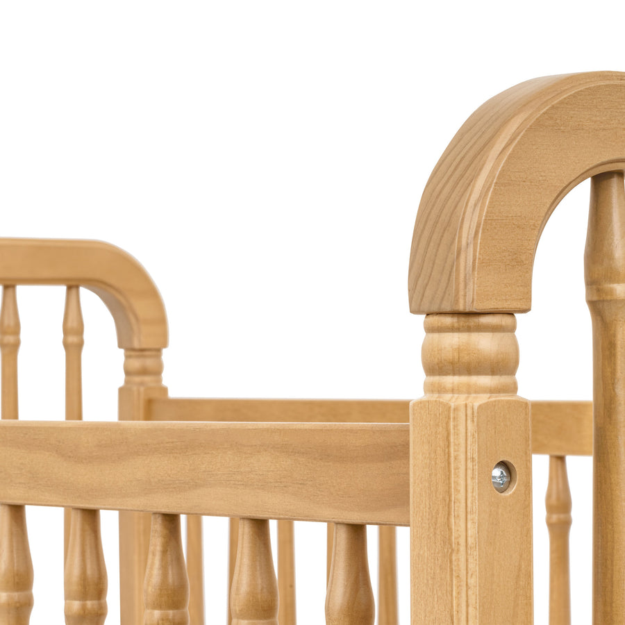 Namesake Liberty 3-in-1 Convertible Spindle Crib with Toddler Bed Conversion Kit