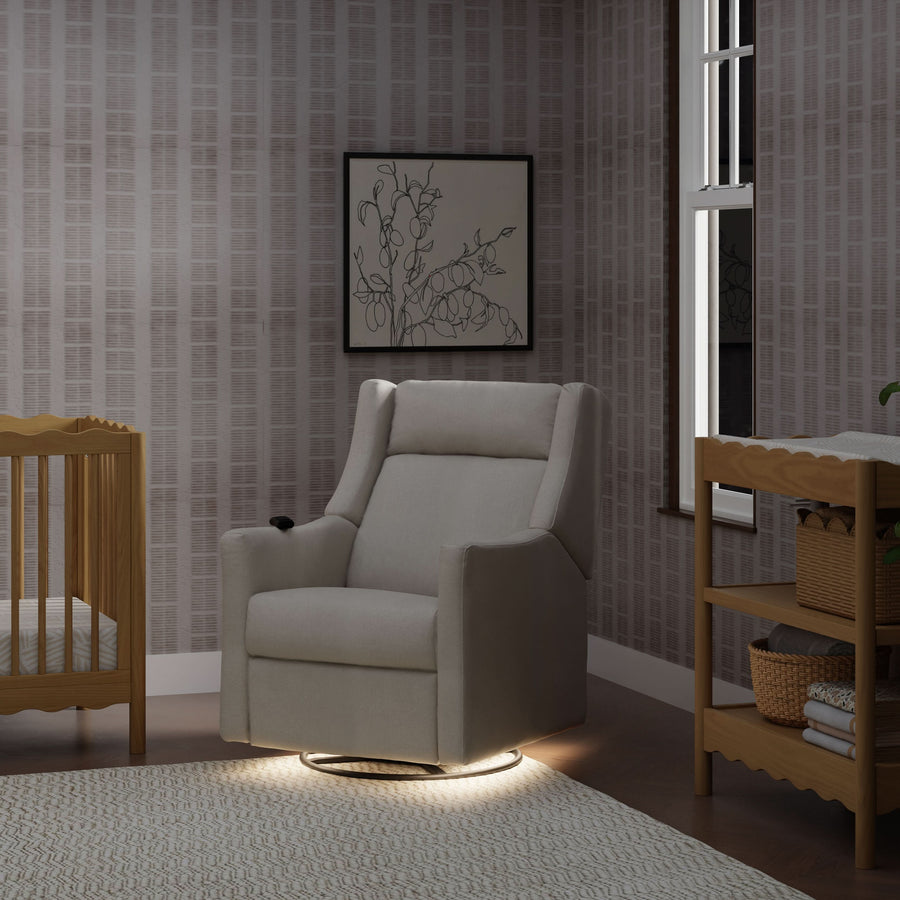 Babyletto | Kiwi Deluxe Power Recliner & Swivel Glider with Heat and Massage