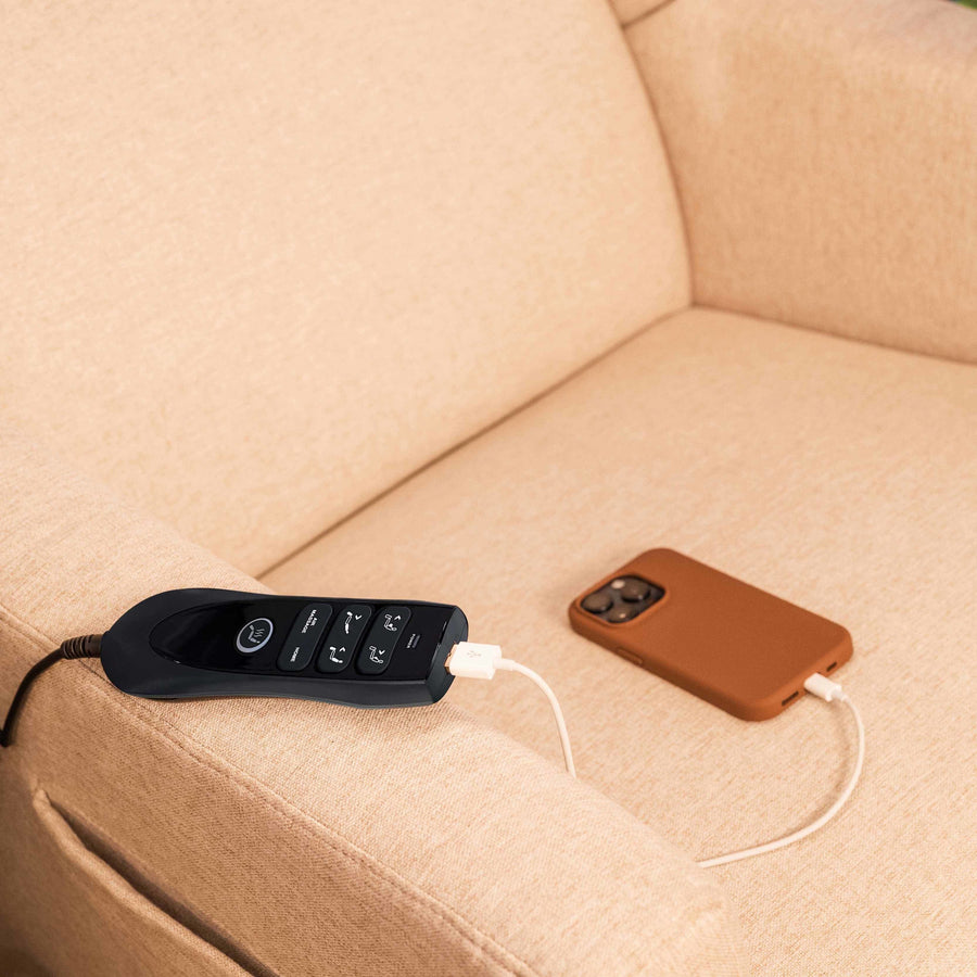 Babyletto | Kiwi Deluxe Power Recliner & Swivel Glider with Heat and Massage