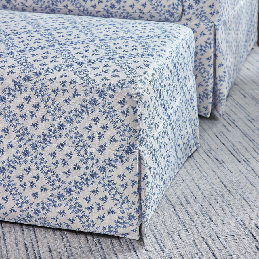Sarah Flint x Namesake Crawford Gliding Ottoman in Eco-Performance Fabric | Water Repellent & Stain Resistant