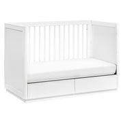 Babyletto Bento 3-in-1 Convertible Storage Crib with Toddler Bed Conversion Kit