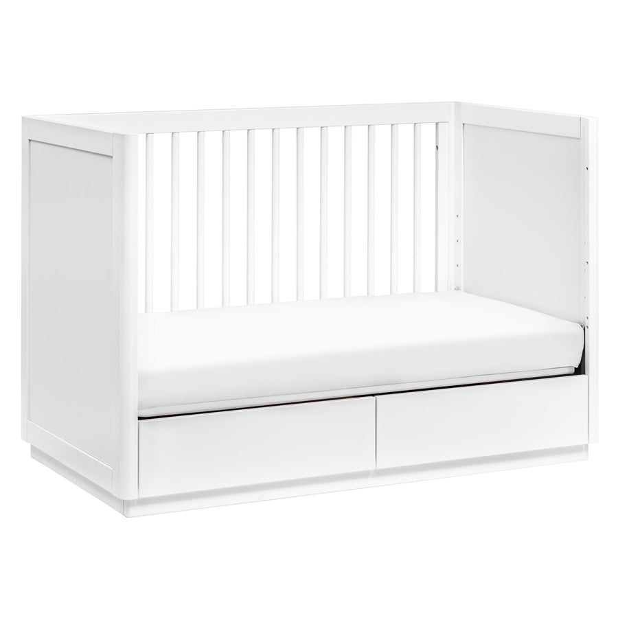 Babyletto Bento 3-in-1 Convertible Storage Crib with Toddler Bed Conversion Kit
