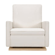 Babyletto Cali Pillowback Chair and a Half Glider in Eco-Performance Fabric | Water Repellent & Stain Resistant