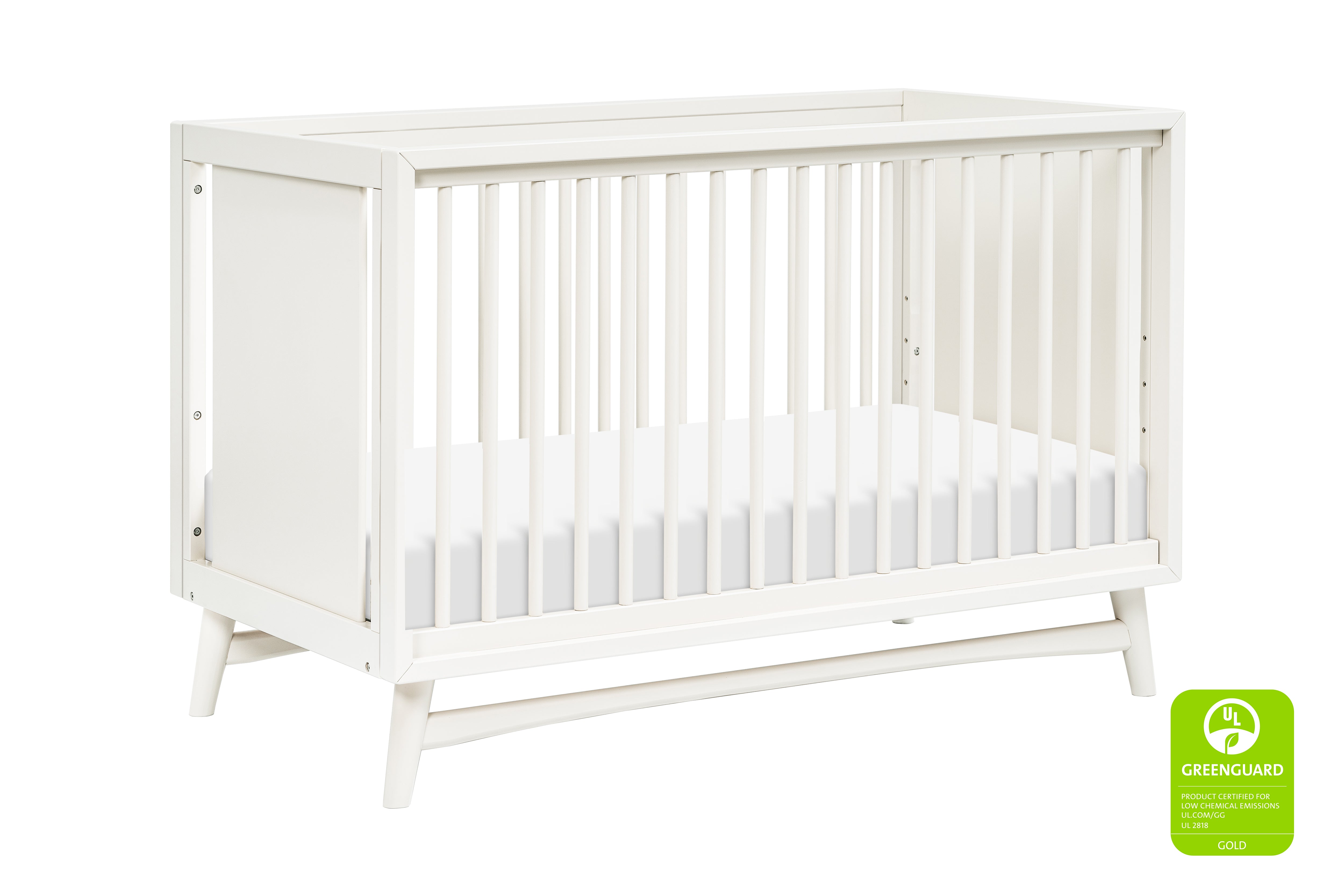 Baby Letto | Peggy | 3-in-1 Convertible Crib with Toddler Rail